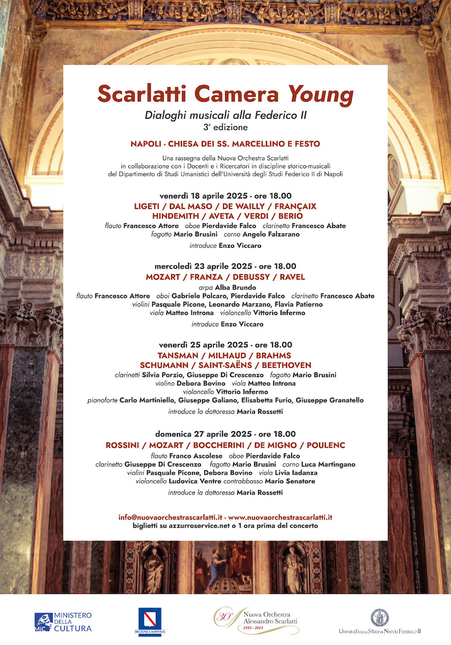 III Ed. di Scarlatti Camera Young – Dialoghi musicali alla Federico II